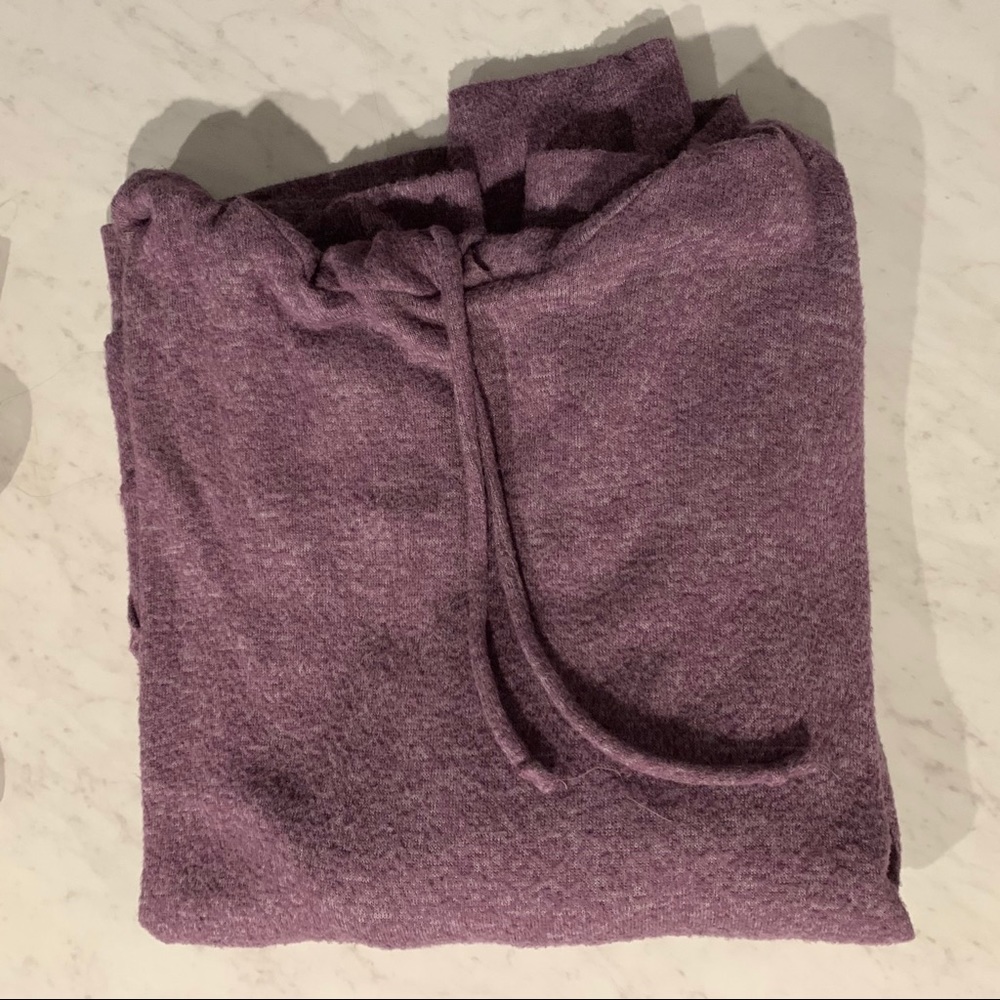 Plush sweatshirt